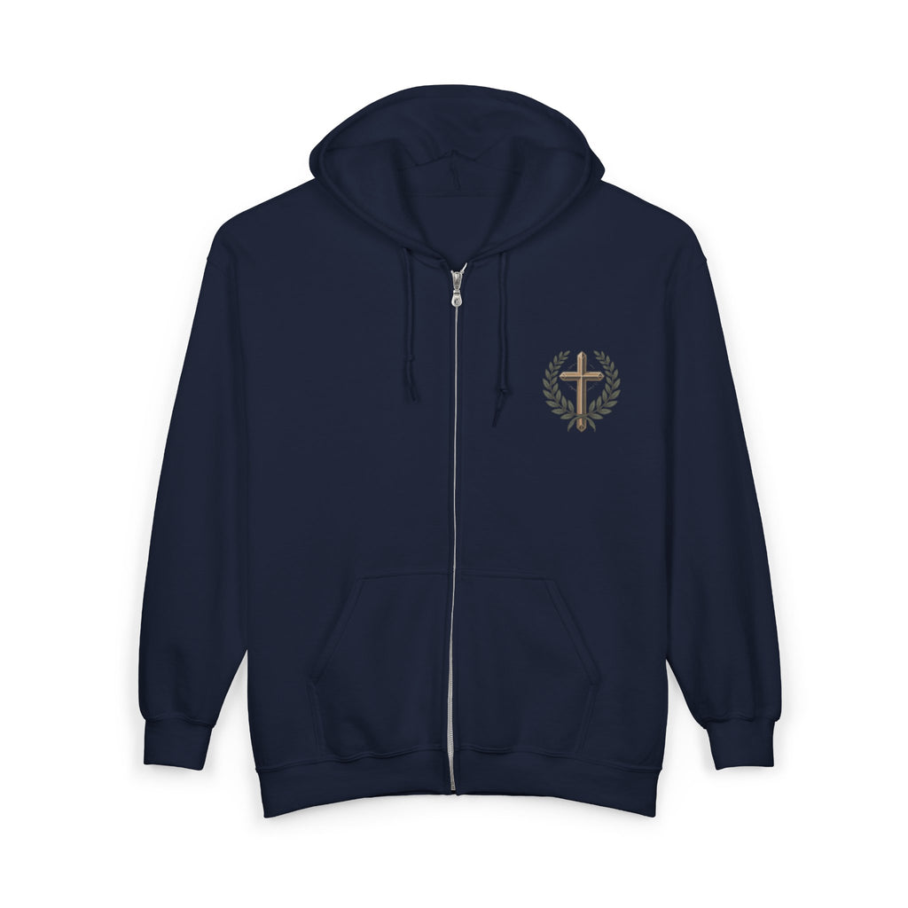 Faith-Inspired Unisex Zip Hoodie | Kingdom Culture Design