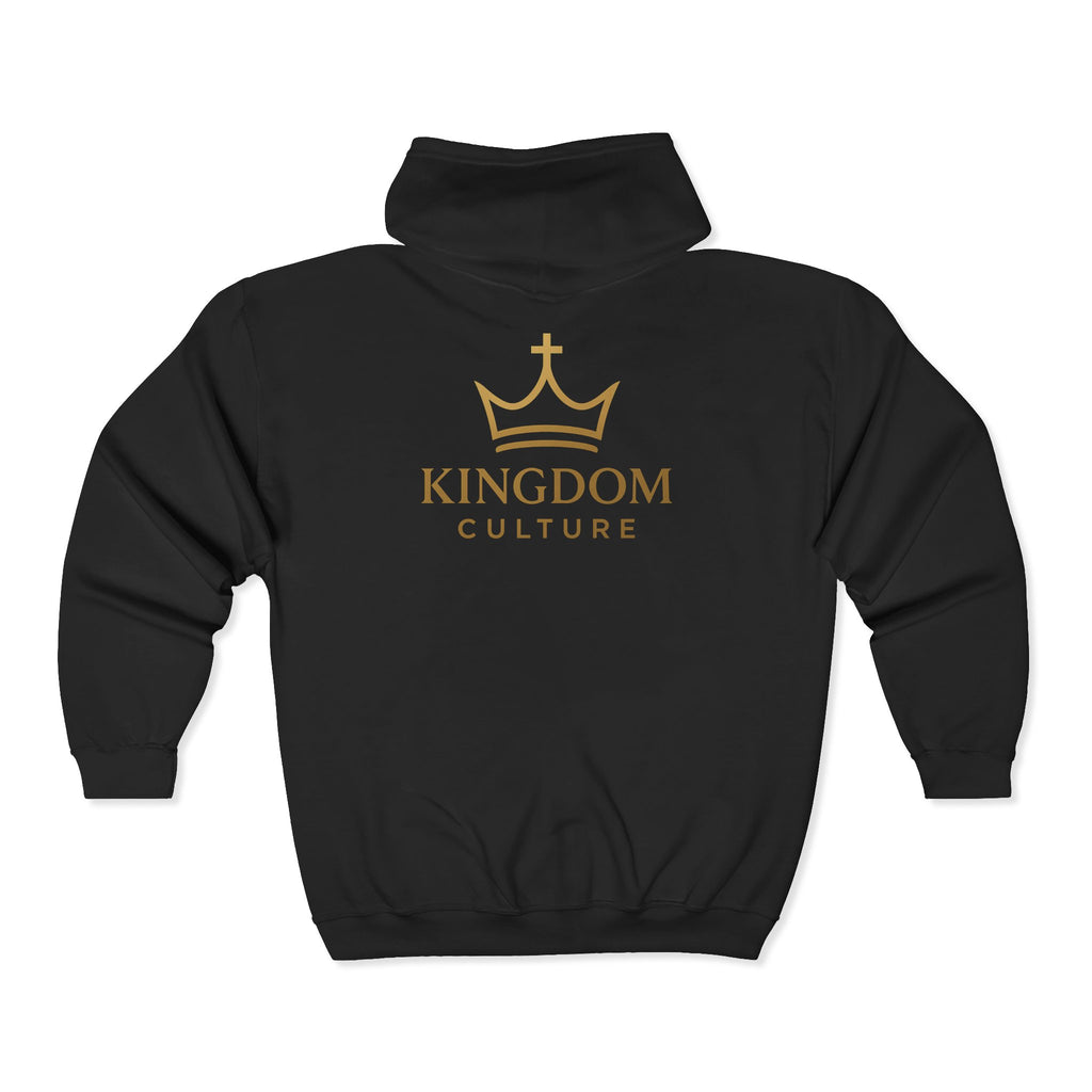 Faith-Inspired Unisex Zip Hoodie | Kingdom Culture Design