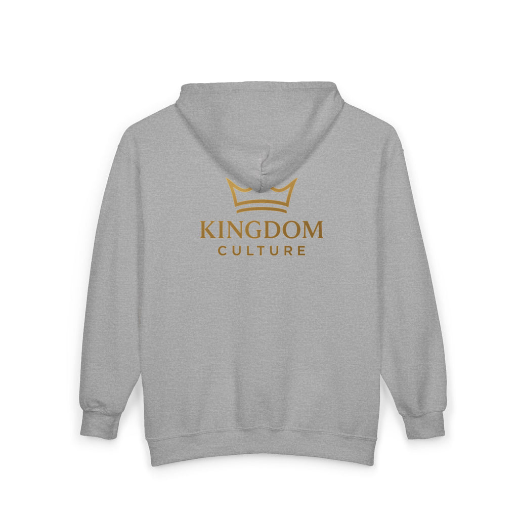 Faith-Inspired Unisex Zip Hoodie | Kingdom Culture Design