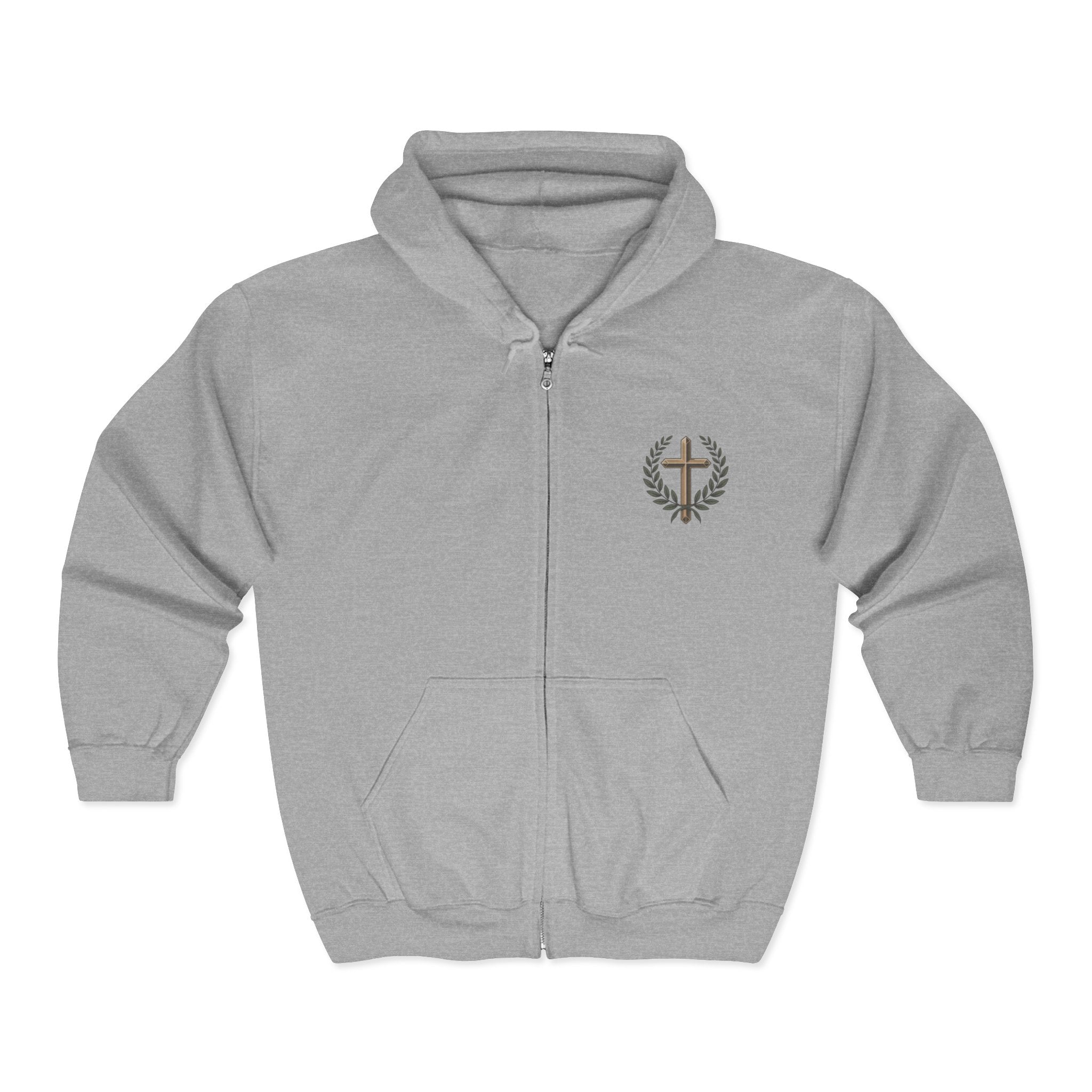 Faith-Inspired Unisex Zip Hoodie | Kingdom Culture Design