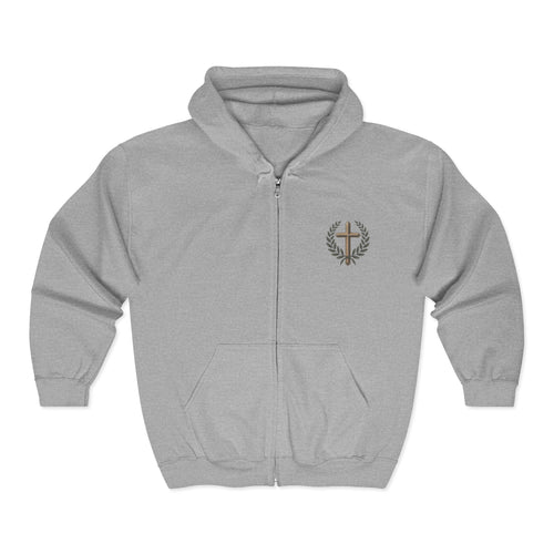 Faith-Inspired Unisex Zip Hoodie | Kingdom Culture Design