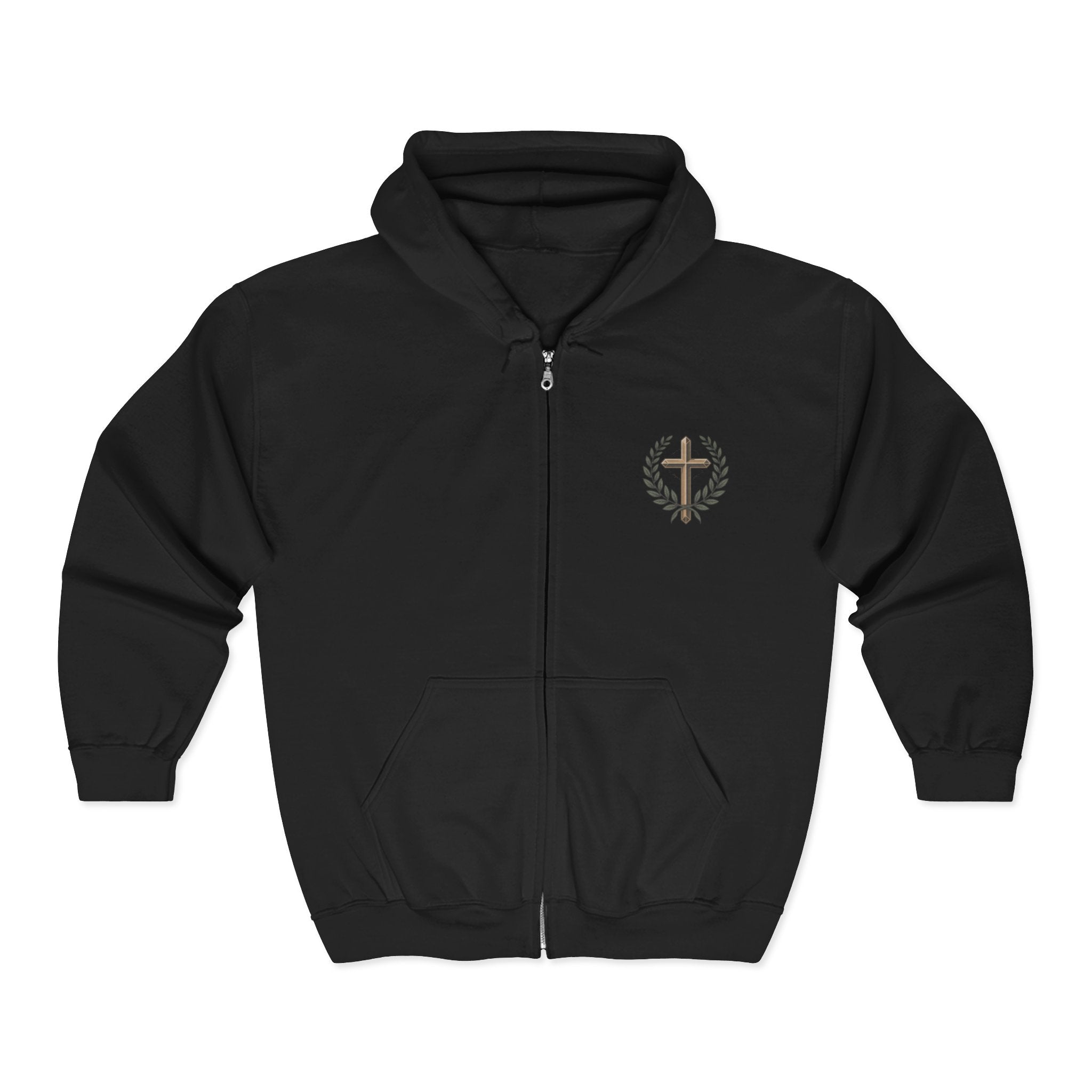 Faith-Inspired Unisex Zip Hoodie | Kingdom Culture Design