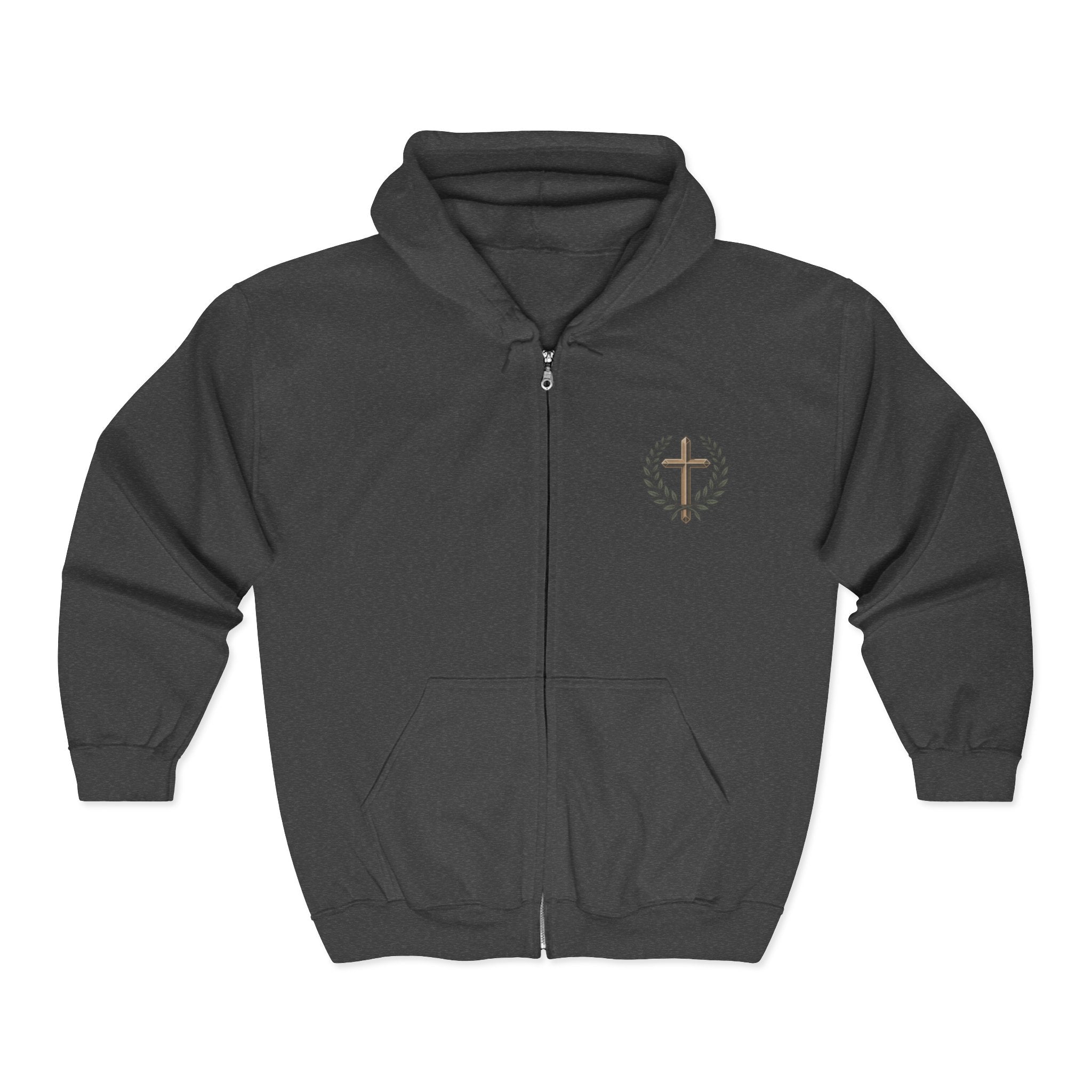 Faith-Inspired Unisex Zip Hoodie | Kingdom Culture Design