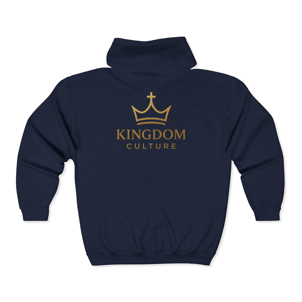 Faith-Inspired Unisex Zip Hoodie | Kingdom Culture Design