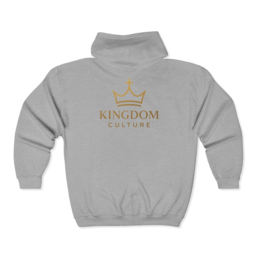 Faith-Inspired Unisex Zip Hoodie | Kingdom Culture Design